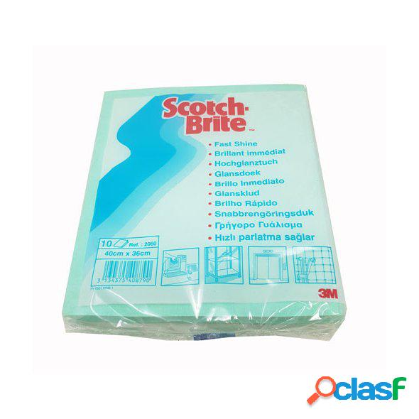 Bayeta microfibra scotch-brite™ 36x40 cm. pack 10 uds
