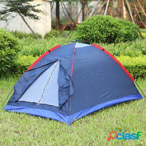 Beach camping tent outdoor hiking tent kit fiberglass pole