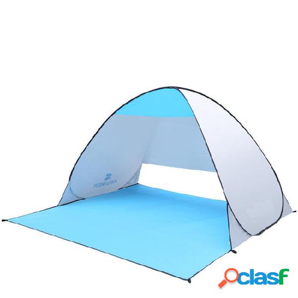 Beach tent outdoor awning automatic speed opening fold