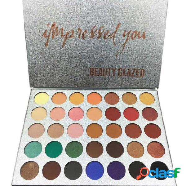 Beauty glazed 35 colors face makeup palette eyeshadow