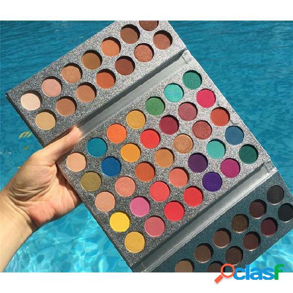 Beauty glazed gorgeous me eyeshadow tray 63 color makeup
