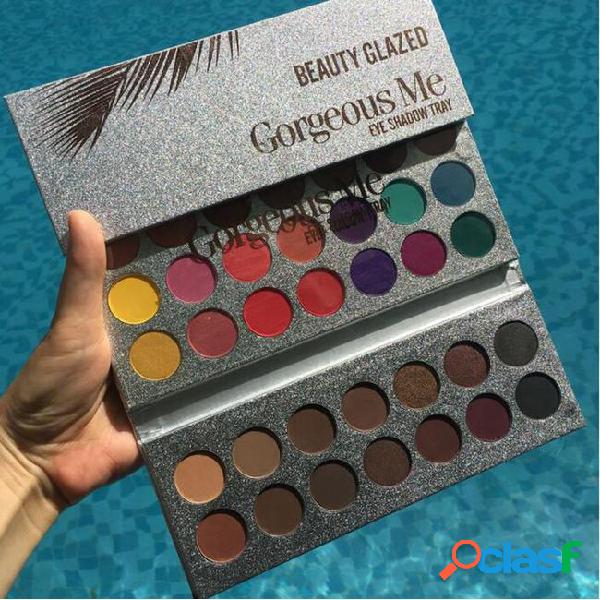 Beauty glazed makeup gorgeous me 63colors eyeshadow palette