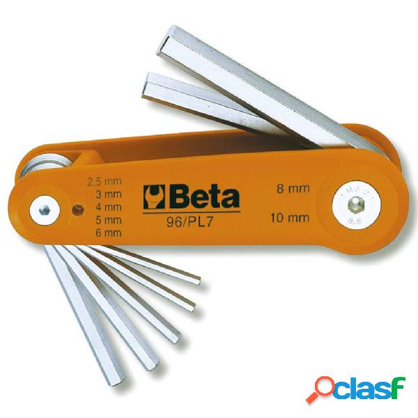 Beta Tools Juego de llaves hexagonales acodadas 96/BG7