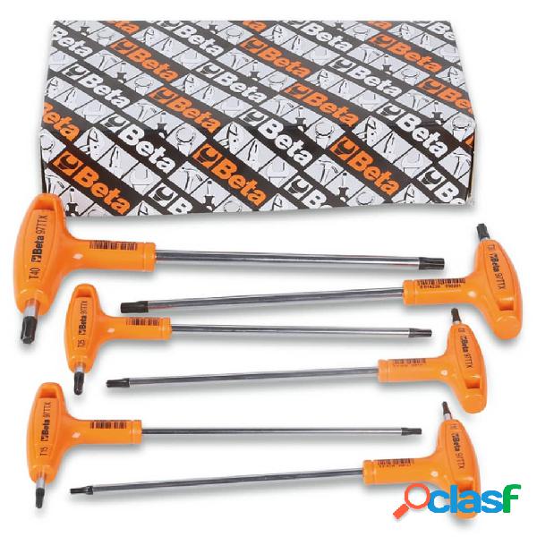 Beta Tools Set de llaves acodadas con mangos 6 pzas 97TTX/S6