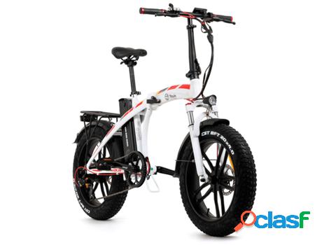 Bicicleta Eléctrica YOUIN Bk1600W Dubai Blanca 20 25 Km/H