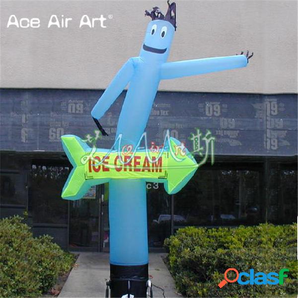 Big signs inflatable air puppet,wavy men with arms up/wavy