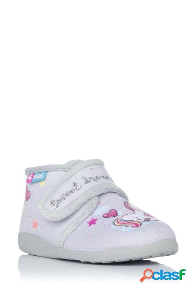 Botita de andar por casa con velcro