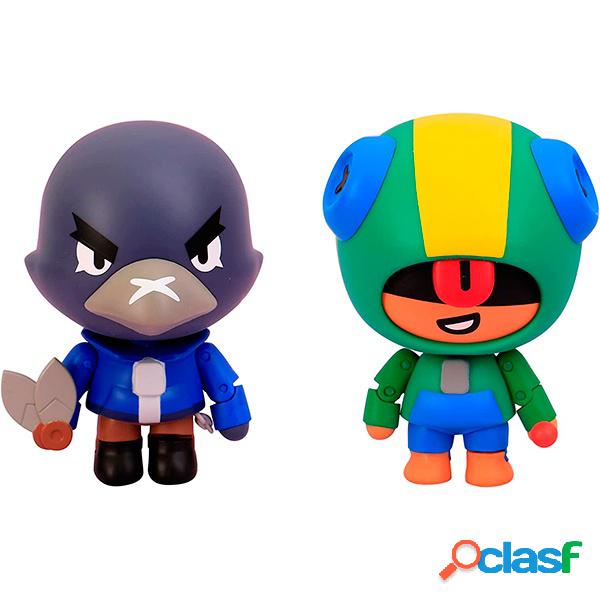 Brawl Stars Figuras Acci?n Crow y Leon