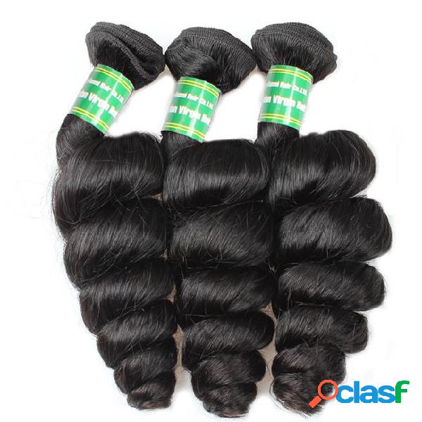 Brazilian virgin hair weave 3 bundles with closures raw