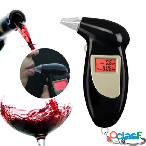 Breathalyzer pft-68s digital alcohol tester with keychain