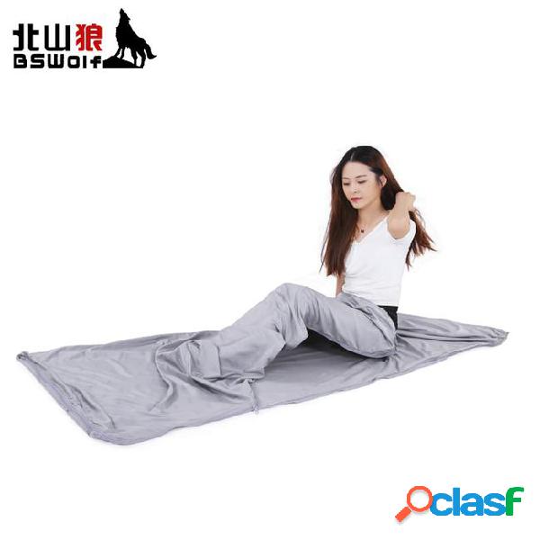 Bswolf 220*75cm portable polyester fiber sleeping bags