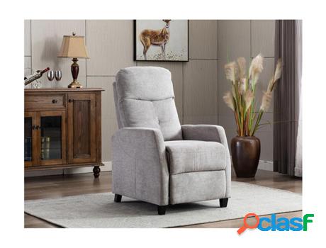 Bucata VENTE-UNIQUE (Tela - Gris - 106x65x91 cm)