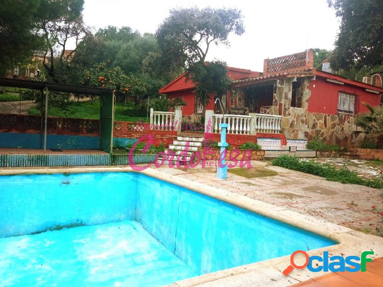 CASA CON TERRENO Y PISCINA EN ALCOLEA