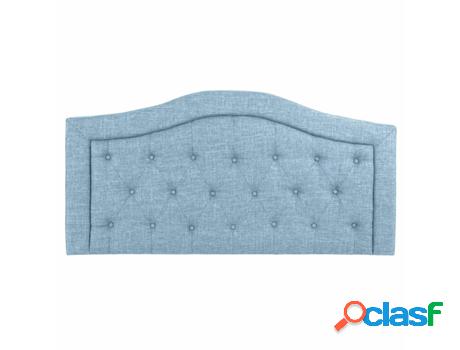 Cabecero DKD HOME DECOR (Azul - Poliéster - 8 x 145 x 72