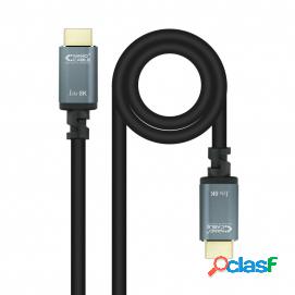 Cable Hdmi 2.1 Iris 8k A/m-a/m Negro 1.5