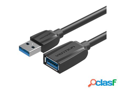 Cable USB 3.0 VENTION con conectores USB-Macho a USB-Hembra