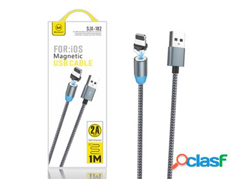 Cable Usb Lightning Sjx 182 | Magnético | Rotación 360º |