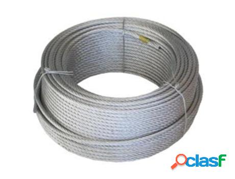 Cable acero 2 mm (carrete roto) rollo 100 m