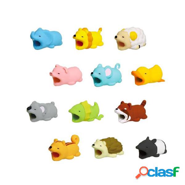 Cable bites cute animals charging cable cord protector saver