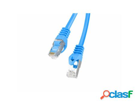 Cable de rede LANBERG Pcf6-10cc-0025-b (RJ45 - 0.25m - Azul)