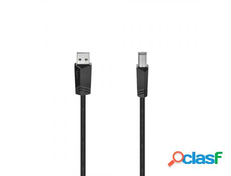 Cabo Usb 2.0 a para Usb B Hama 00200602 1,5 M Preto