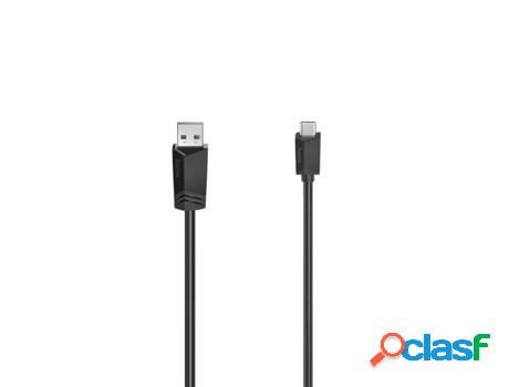 Cabo Usb a para Usb C Hama 00200633 Preto