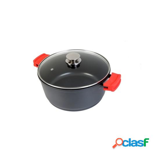 Cacerola Alta 28Cm Con Tapa Induccion Aluminio/Fundido