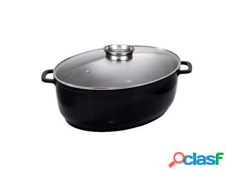 Cacerola Redonda BAUMALU (Aluminio- Negro-43cm)