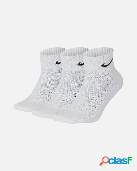Calcetines Tobilleros Cushion Pack 3 Blanco