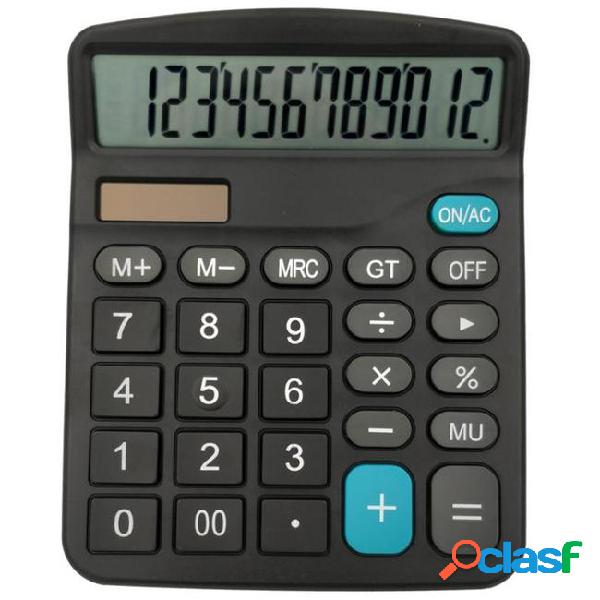 Calculator solar battery light powered calculator 12 digits
