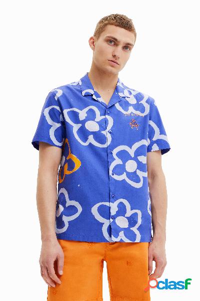 Camisa resort floral - BLUE - S