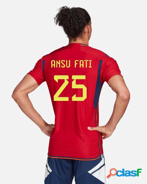 Camiseta 1ª España Authentic para el Mundial Qatar 2022 de