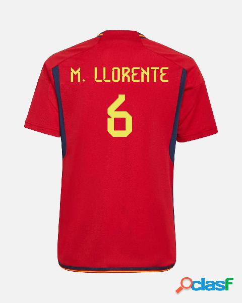 Camiseta 1ª España para el Mundial Qatar 2022 de