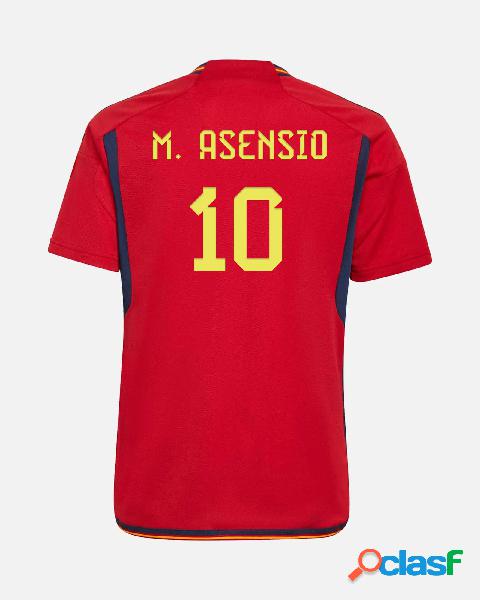 Camiseta 1ª España para el Mundial Qatar 2022 de Asensio