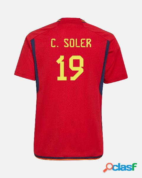 Camiseta 1ª España para el Mundial Qatar 2022 de C.Soler