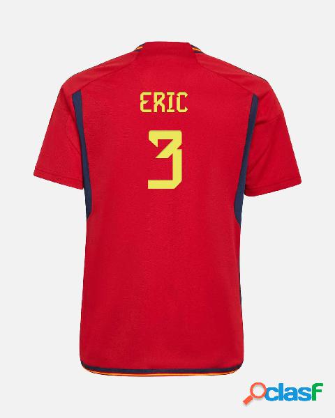 Camiseta 1ª España para el Mundial Qatar 2022 de Eric