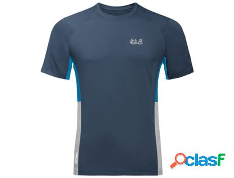 Camiseta JACK WOLFSKIN Hombre (Multicolor - XL)