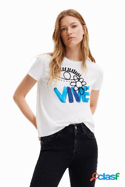 Camiseta "Vive" - WHITE - XS