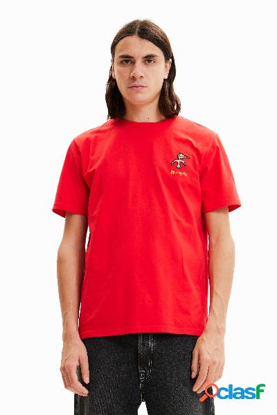 Camiseta manga corta pájaro - RED - S