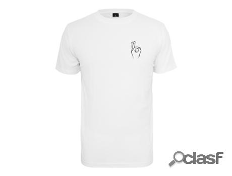 Camiseta para Hombre MISTER TEE (XS - Blanco)