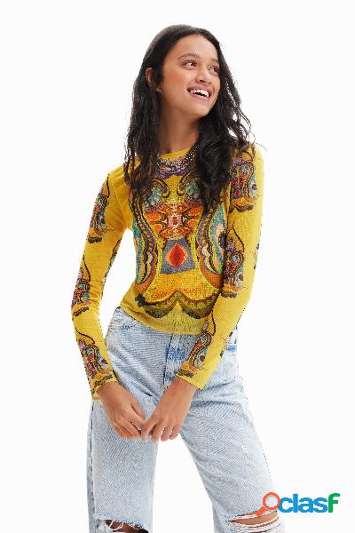 Camiseta tul tapestry M. Christian Lacroix - YELLOW - XS