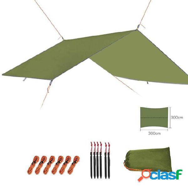 Camping rain fly waterproof tent tarp uv protection sun