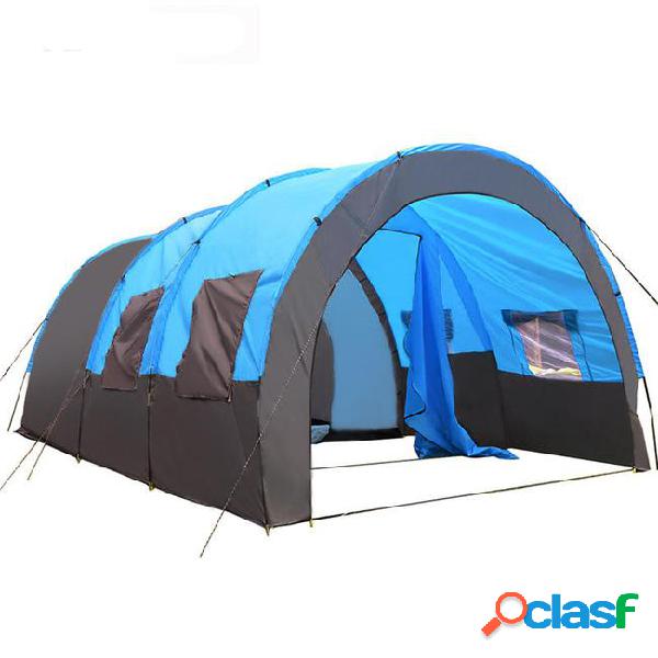 Camping tent 8-10 people 2 bedroom 1 living room waterproof