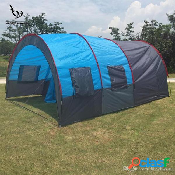 Camping tent hewolf 8 to 10 person 2 bedroom 1 living room