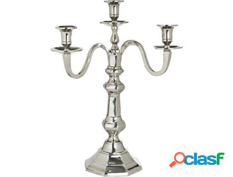 Candelabro SIA Come (Prateado - Metal - 45x38x38 cm)