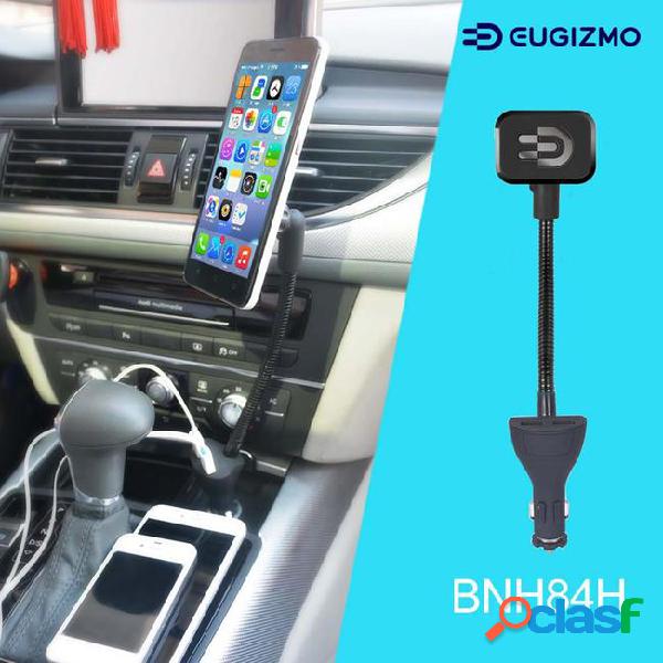 Car magnetic holder stand mount with dual usb charger cradle