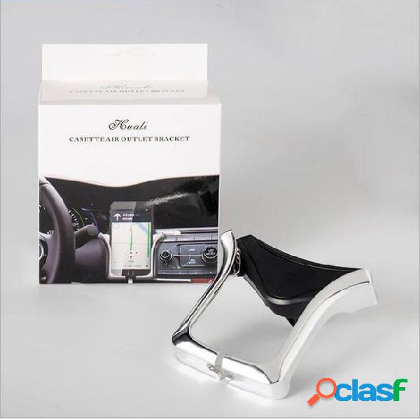 Car mobile holder u stand air vent mount adjustable outlet