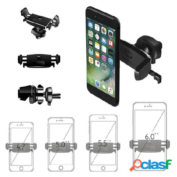 Car mount phone holder air vent 360 rotate degree mount