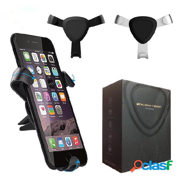 Car mount phone holder air vent mount stand gravity 360