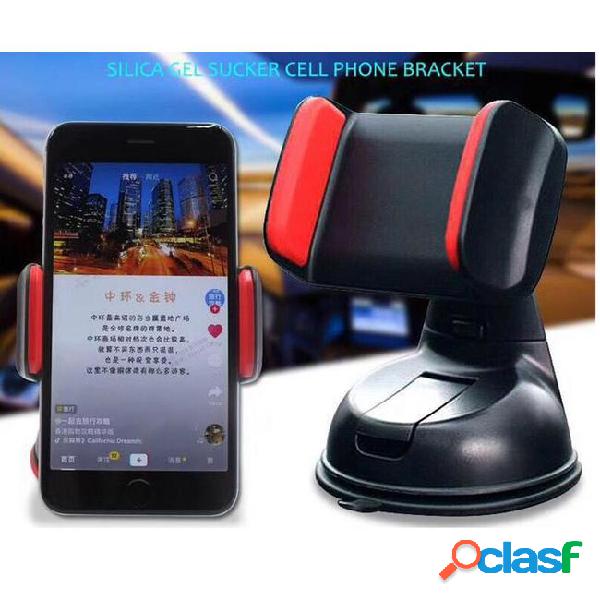 Car-mounted mobile phone bracket silicone sucker bracket for